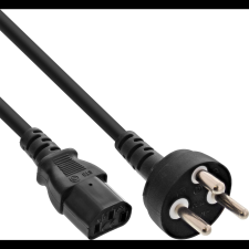 Inline 16653K tápkábel Fekete 3 M K típusú hálózati csatlakozó C13 csatlakozó (16653K) kábel és adapter