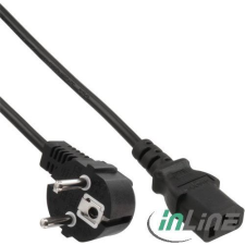 Inline 16655M tápkábel Fekete 10 M (16655M) kábel és adapter