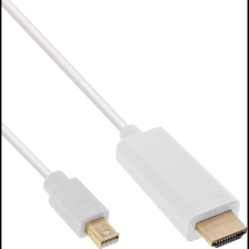 Inline 17171I video átalakító kábel 1 M Mini DisplayPort HDMI Fehér (17171I) kábel és adapter
