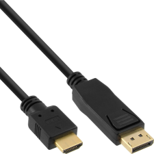 Inline 17185 video átalakító kábel 5 M HDMI DisplayPort Fekete (17185) kábel és adapter
