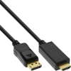 Inline 17185I video átalakító kábel 5 M DisplayPort HDMI A-típus (Standard) Fekete (17185I)