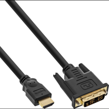 Inline 17663P video átalakító kábel 3 M HDMI DVI-D Fekete (17663P) kábel és adapter