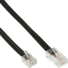 Inline 18648 telefonkábel 10 M Fekete (18648) kábel és adapter