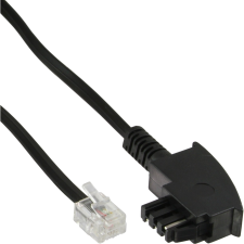Inline 18901 telefonkábel 1 M Fekete (18901) kábel és adapter