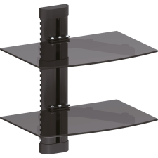 Inline 23151B polc audio- és videoberendezéshez Fekete (23151B) bútor