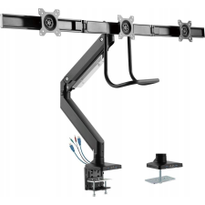 Inline 23172A asztali TV konzol 43,2 cm (17") Fekete (23172A) tv állvány és fali konzol