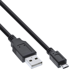 Inline 31750 USB 2.0 5 M USB A Micro-USB B Fekete kábel és adapter