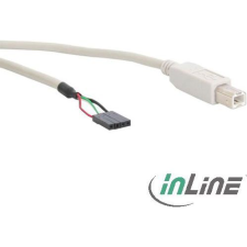 Inline 33440D USB kábel 0,4 M USB B Bézs (33440D) kábel és adapter