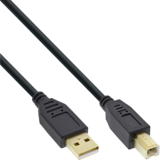 Inline 34510S 1 M USB A USB B Fekete kábel és adapter