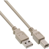 Inline 34518H USB kábel 2 M USB A USB B Bézs (34518H)