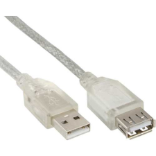 Inline 34603 USB kábel 3 M USB A Átlátszó (34603) kábel és adapter