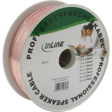 Inline 4043718127962 audio kábel 50 M Átlátszó (98150T) kábel és adapter