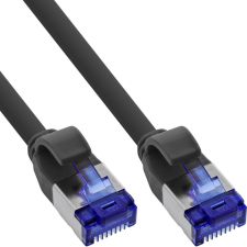 Inline 74902S Fekete 2 M Cat6a S/FTP (S-STP) kábel és adapter