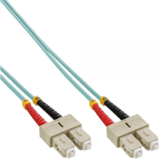Inline 83515O InfiniBand és száloptikai kábel 15 M SC Türkizkék, Türkizkék (83515O) kábel és adapter