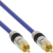 Inline 89405P audio kábel 5 M RCA Kék (89405P) kábel és adapter