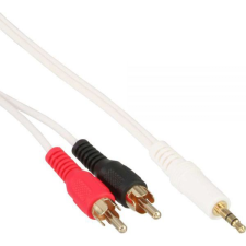 Inline 89929W audio kábel 10 M 3.5mm Fehér (89929W) kábel és adapter