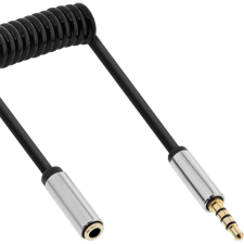 Inline 99281 audio kábel 1 M 3.5mm Fekete (99281) kábel és adapter