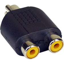 Inline 99310 csatlakozó átlakító Cinch female 2xRCA Fekete (99310) kábel és adapter