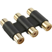 Inline 99319 csatlakozó átlakító Cinch female 3x RCA Fekete (99319) kábel és adapter
