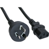 Inline B-16652D tápkábel Fekete 1,8 M I típusú hálózati csatlakozó C13 csatlakozó (B-16652D)