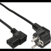 Inline B-16752 tápkábel Fekete 1,8 M F típusú hálózati csatlakozó IEC C13 (B-16752)