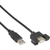 Inline B-33440E USB kábel USB 2.0 0,6 M USB A Fekete (B-33440E)