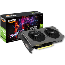 INNO3D GeForce RTX 3050 6GB GDDR6 Twin X2 Videókártya (N30502-06D6-1711VA60) videókártya