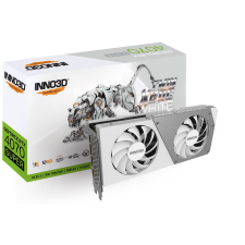 INNO3D GeForce RTX 4070 SUPER 12GB TWIN X2 OC WHITE videokártya (N407S2-126XX-186162W) (N407S2-126XX-186162W) videókártya