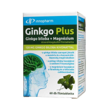  Innopharm Ginkgo Plus 120 mg ginkgo bilobával és magnéziummal 60x vitamin és táplálékkiegészítő