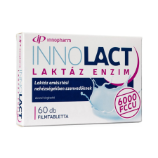 InnoPharm Kft. Innolact laktáz enzim 6000 étrend-kiegészítő filmtabletta 60x vitamin és táplálékkiegészítő