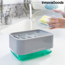 InnovaGoods 2 az 1-ben szappanadagoló mosogatóhoz Pushoap InnovaGoods konyhai eszköz