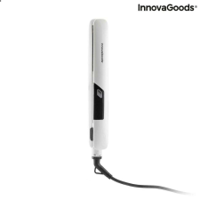 InnovaGoods Gőzölős kerámia hajvasaló, 36W, fehér hajvasaló