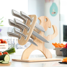 InnovaGoods Kés készlet fa alappal spartan InnovaGoods 7 darabok kés és bárd