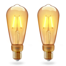 INNR RF 264-2 LED Filament Vintage Edison izzó 4,5W 350lm 2200K E27 - Meleg fehér (2db) izzó