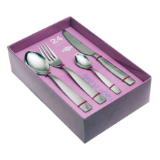 Inoxriv Design Plus evőeszközkészlet 24 db tányér és evőeszköz