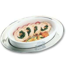 Inoxriv Porcelán sűtőtál + England tálca 40 cm konyhai eszköz