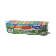 INPAP PLUS s.r.o. Mosogatószivacs, 10 db, súrolólappal tisztító- és takarítószer, higiénia