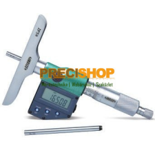 Insize Mélységmérő-mikrométer Digitális-, mérőhíddal, INSIZE 3540-B100, 0-100/0.001 mm/0-4&quot; mérőműszer