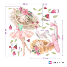 INSPIO Falmatricák - Balerinák (9255f) tapéta, díszléc és más dekoráció