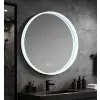  Inspiro Design Luce Smart, kör alakú, 3D keretvilágítású, okos tükör, 70x70 cm, LC-AC22