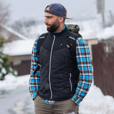 Insportline Férfi fűthető mellény inSPORTline WARMhim fekete XL