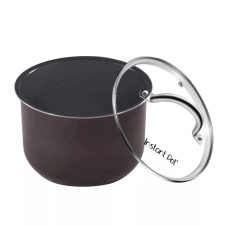 INSTANT HOME IP kerámia edény fogó nélkül + üvegfedő 2.8L edény