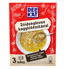 Instant tésztás leves DELIKÁT Zöldségleves kagylótésztával 44g alapvető élelmiszer