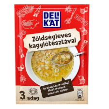  Instant tésztás leves DELIKÁT Zöldségleves kagylótésztával 44g alapvető élelmiszer