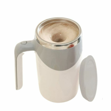 Intelligens önkeverő bögre, önkeverő bögre, a lustáknak, szürke, 380 ml bögrék, csészék