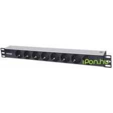 Intellinet 19" 1.5U Rackmount 8-Way Power Strip 714037 szerver