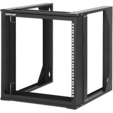 Intellinet 19" Open Frame Rack 2 Schienen 9HE schwarz (716185) asztali számítógép kellék