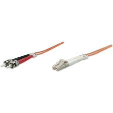 Intellinet 1.0m LC-ST M/M száloptikás kábel 1 M OM2 Narancssárga (470360) kábel és adapter