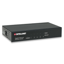 Intellinet 5x10/100/1000 Gigabit, fém switch hub és switch
