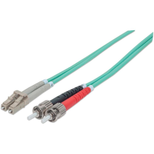 Intellinet 751131 száloptikás kábel 5 M ST LC OM3 Türkizkék (751131) kábel és adapter
